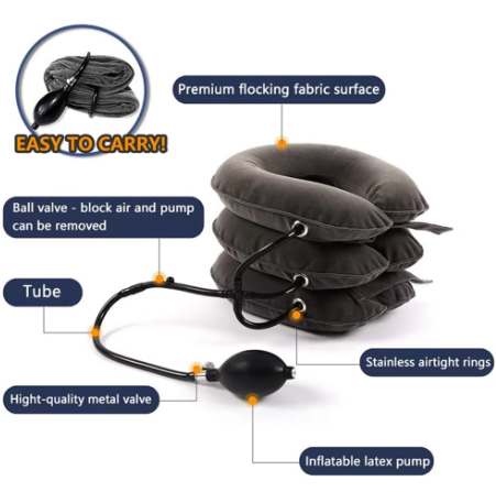 Inflatable Memory Foam Neck Traction